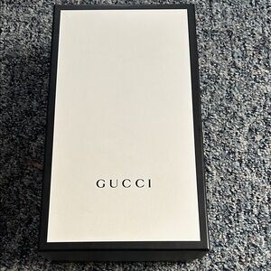 Empty Gucci Monochrome  shoe box